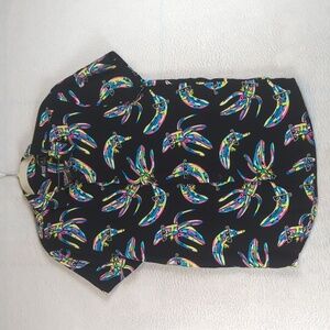 Cuidado Con‎ El Perro Men's Party Bananas Neon Dope Button Down Shirt Size S